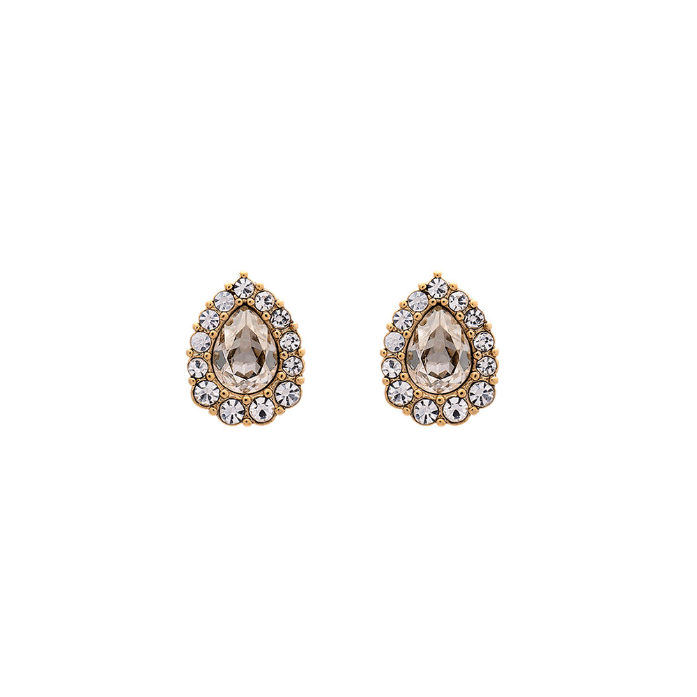 Amelie earrings - Crystal (Gold) - Lily and Rose UK